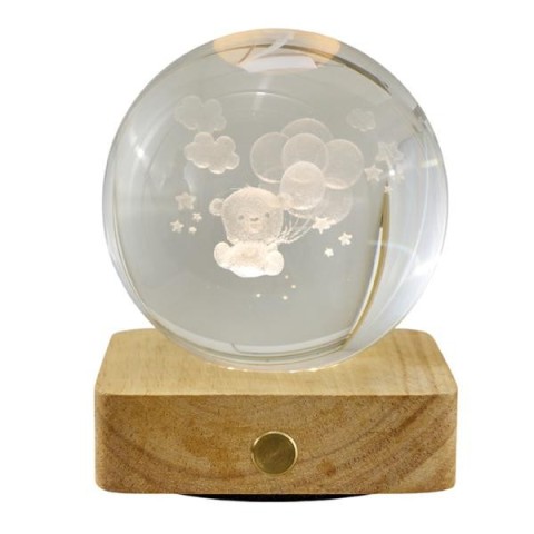 LAMPADA GLOBO ORSETTO GR. GIFTBOX 8X8X10